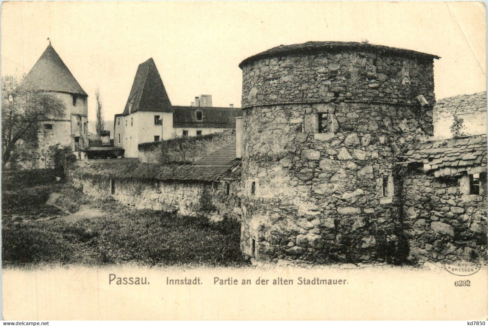 Passau/Bayern - Passau, Innstadt, Partie An Der Alten Stadtmauer - Passau