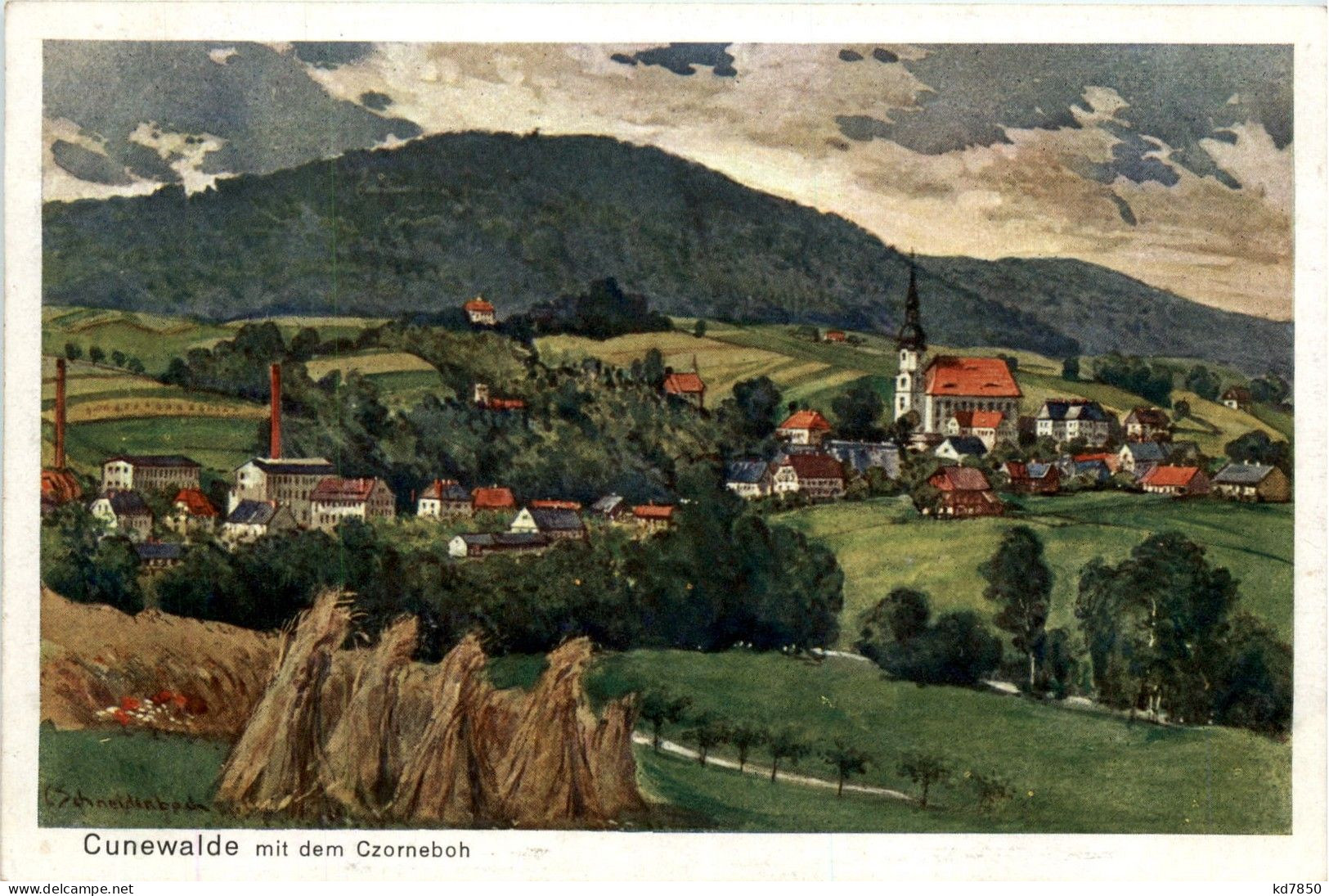 Cunewalde Mit Dem Czorneboh - Cunewalde