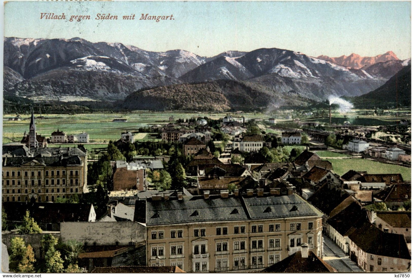 Villach/Kärnten Und Umgebung - Gegen Süden Mit Mangart - Villach