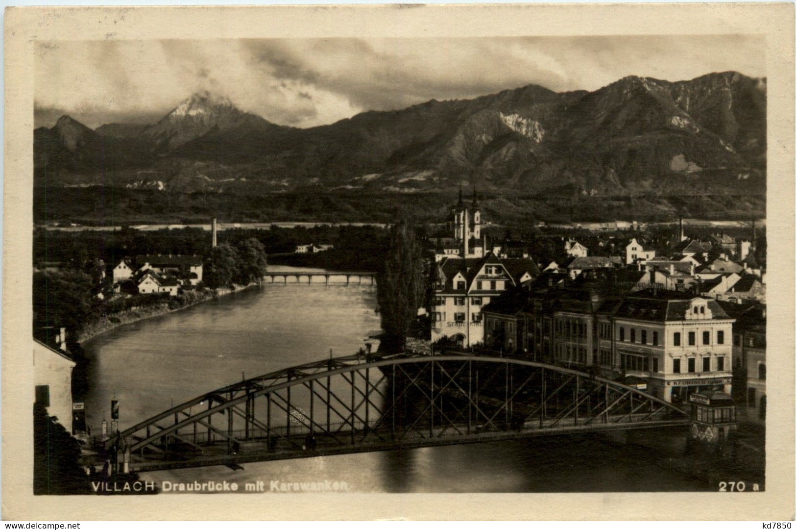 Villach/Kärnten Und Umgebung - Draubrücke Mit Karawanken - Villach