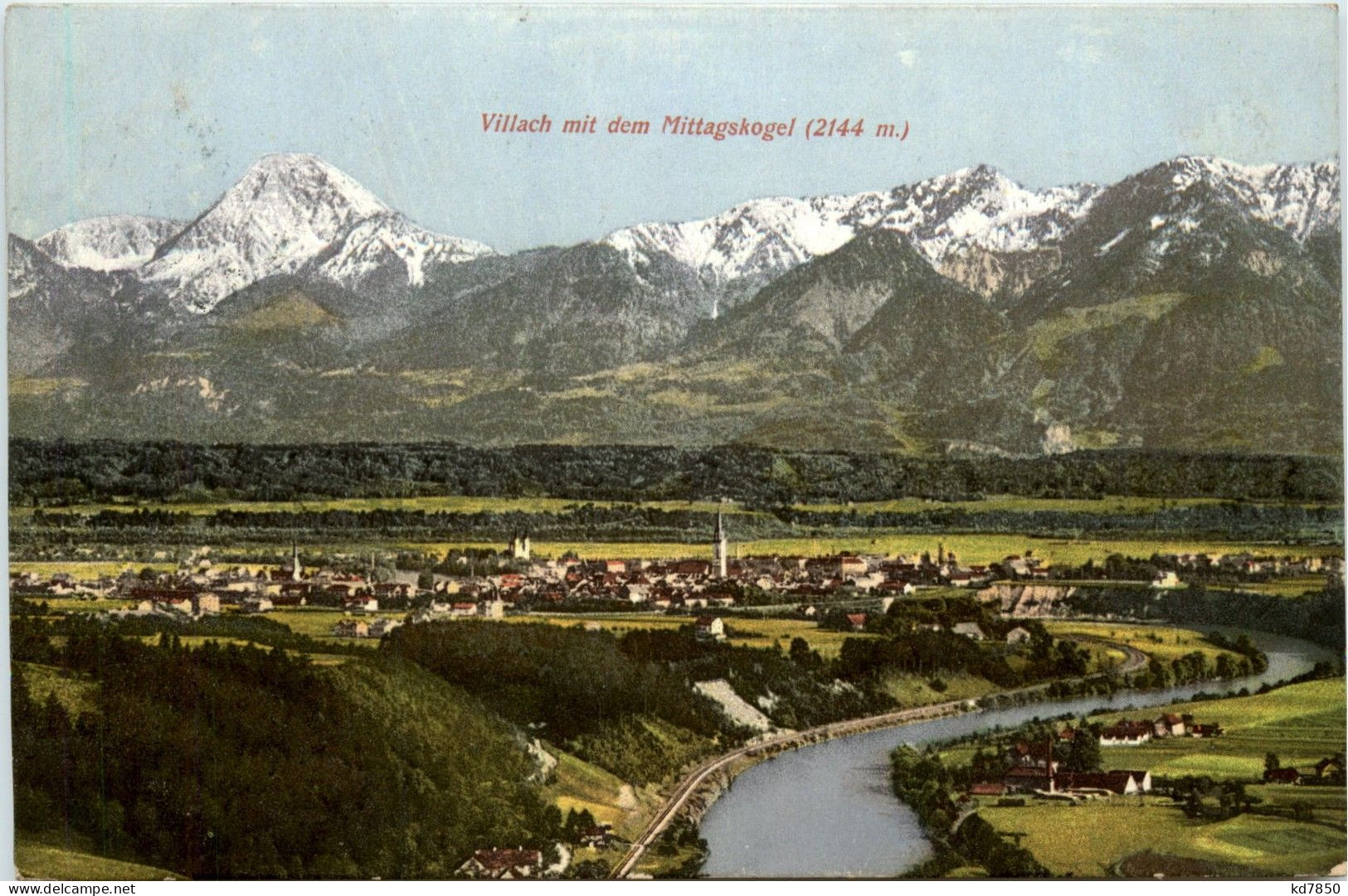 Villach/Kärnten Und Umgebung - Villach Mit Dem Mittagskogel - Villach