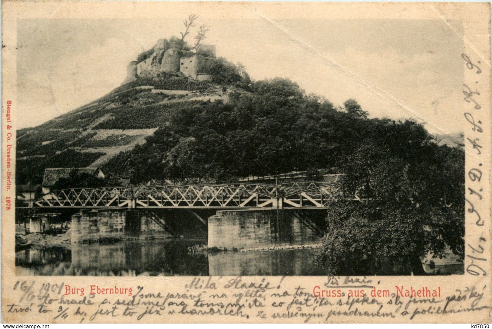 Gruss Aus Dem Nahetal - Burg Ebernburg - Bad Münster A. Stein - Ebernburg