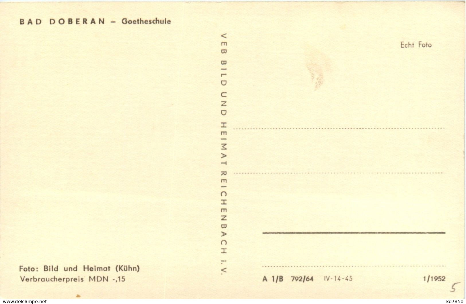 Bad Doberan - Goetheschule - Bad Doberan