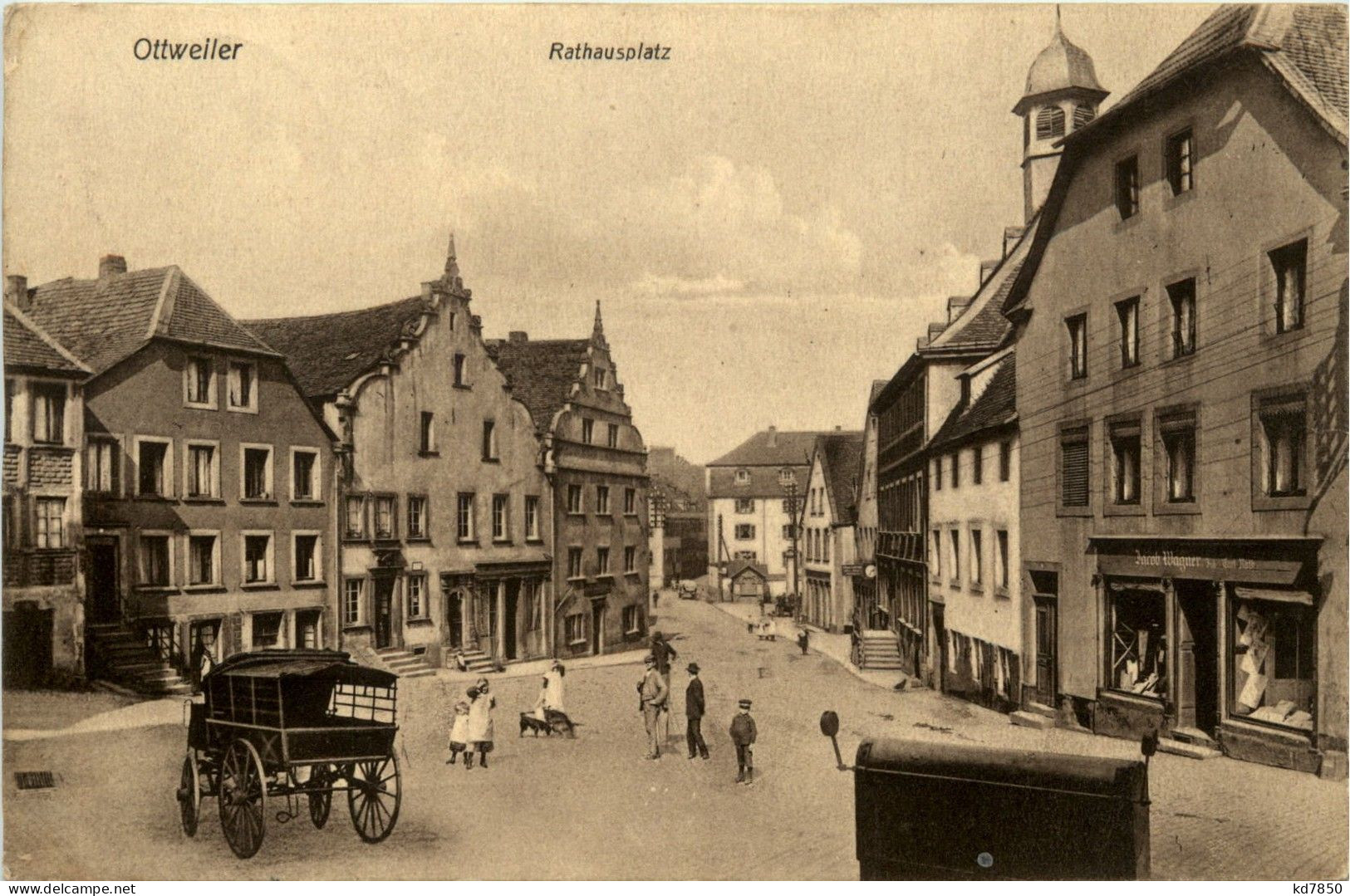 Ottweiler Rathausplatz - Kreis Neunkirchen