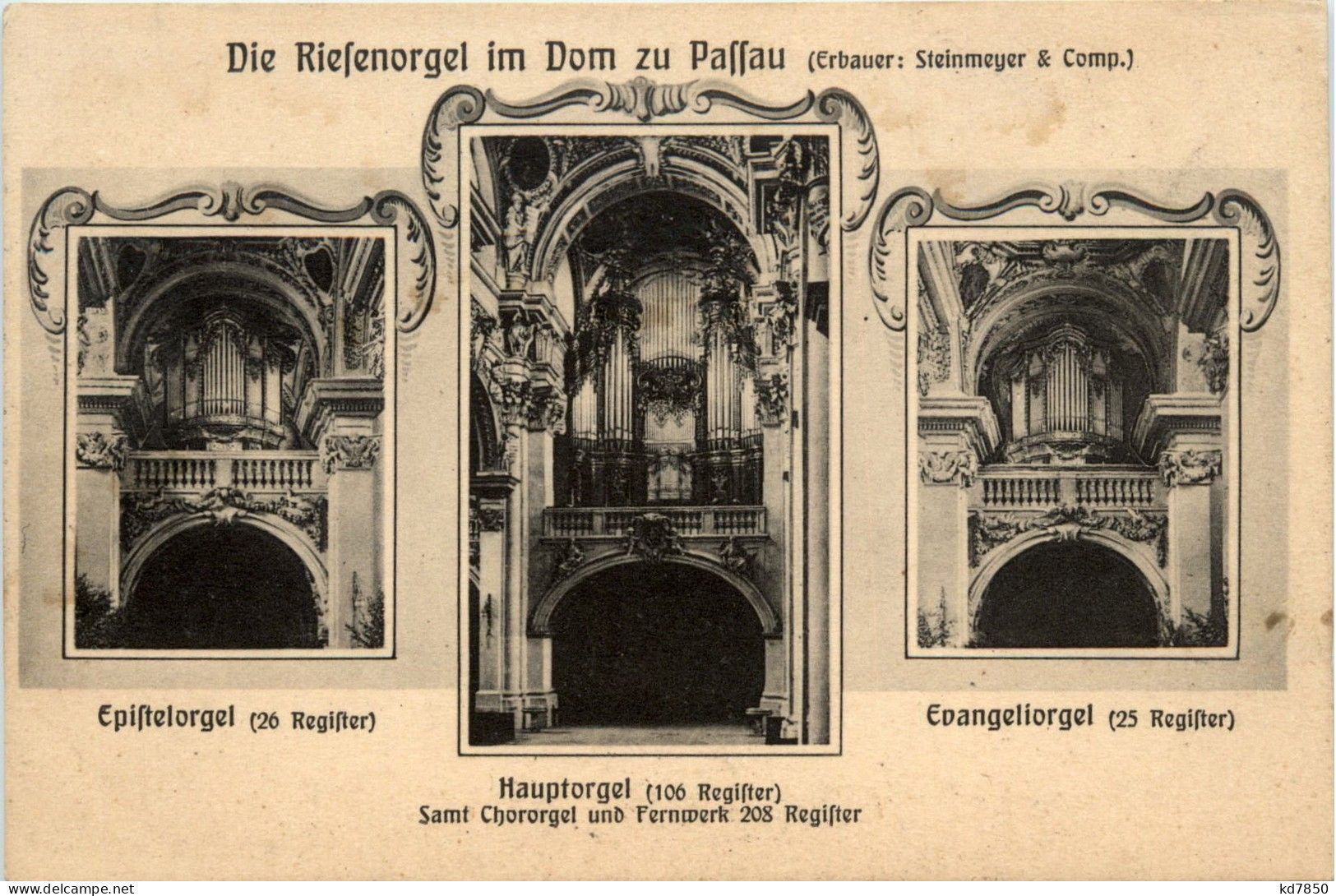 Die Riesenorgel Im Dom Zu Passau - Passau