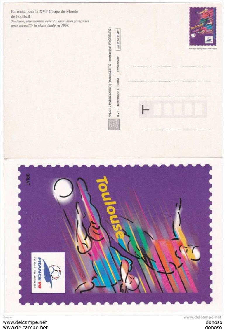 FRANCE 1996 COUPE DU MONDE DE FOOTBALL Toulouse  Yvert 3013-CP1 NEUF - Listos A Ser Enviados: Otros (1995-...)