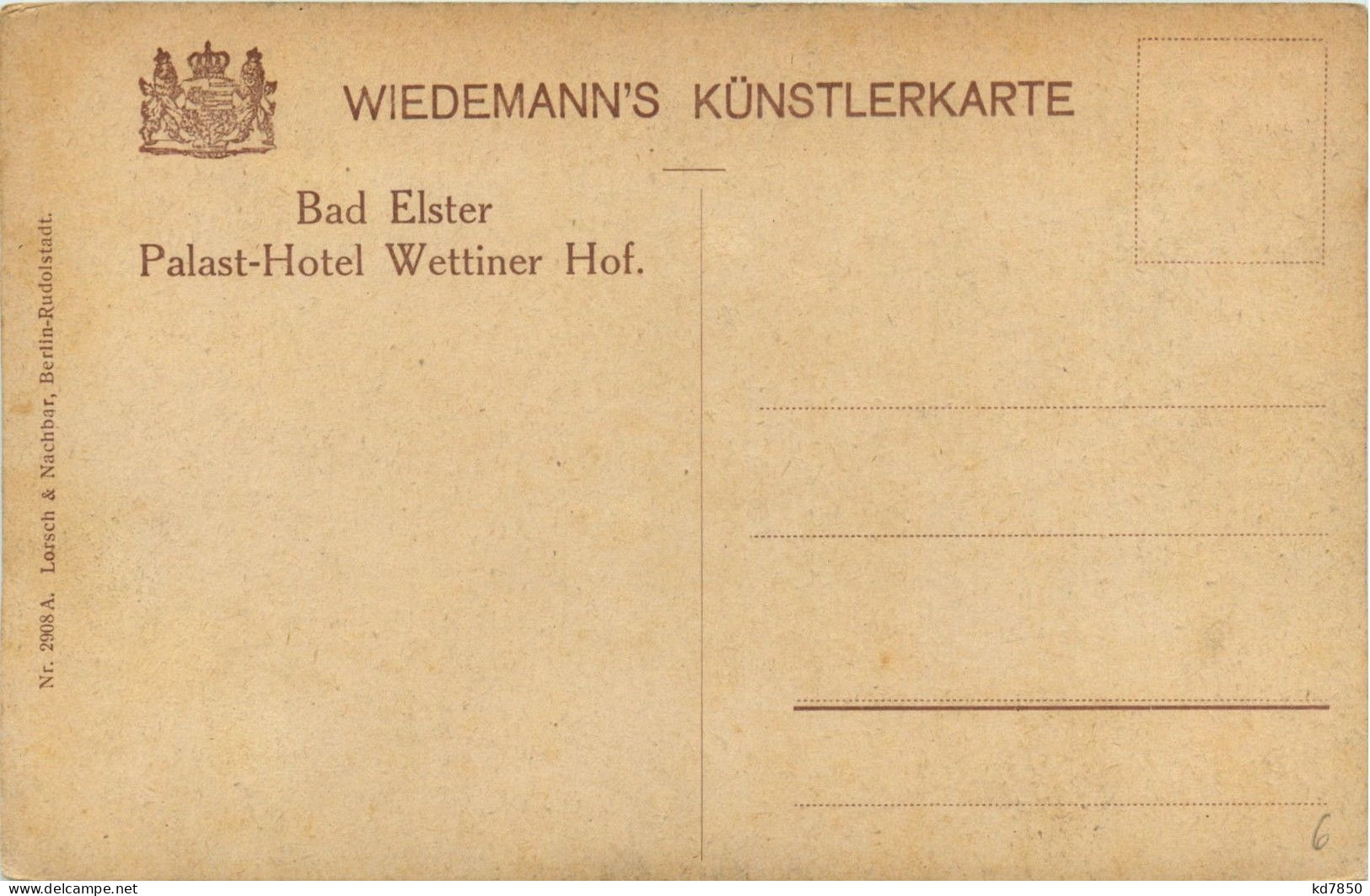 Bad Elster - Palast-Hotel Wttiner Hof - Bad Elster
