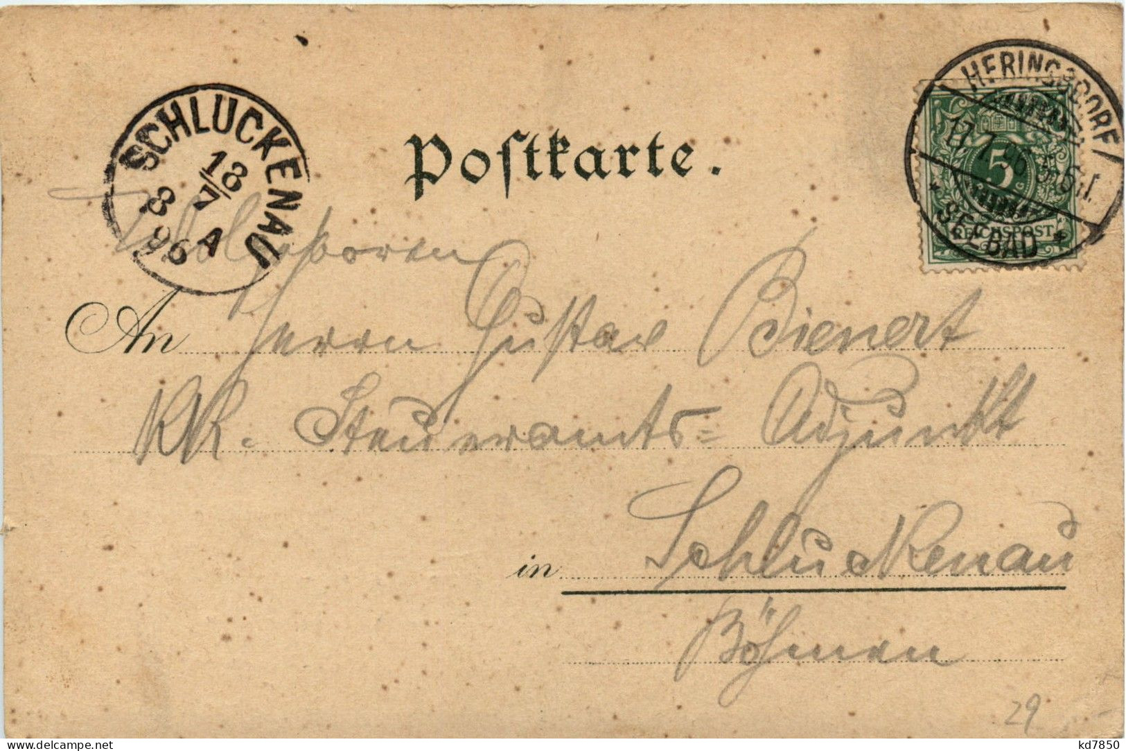 Gruss Aus Heringsdorf - Litho 1896 - Usedom