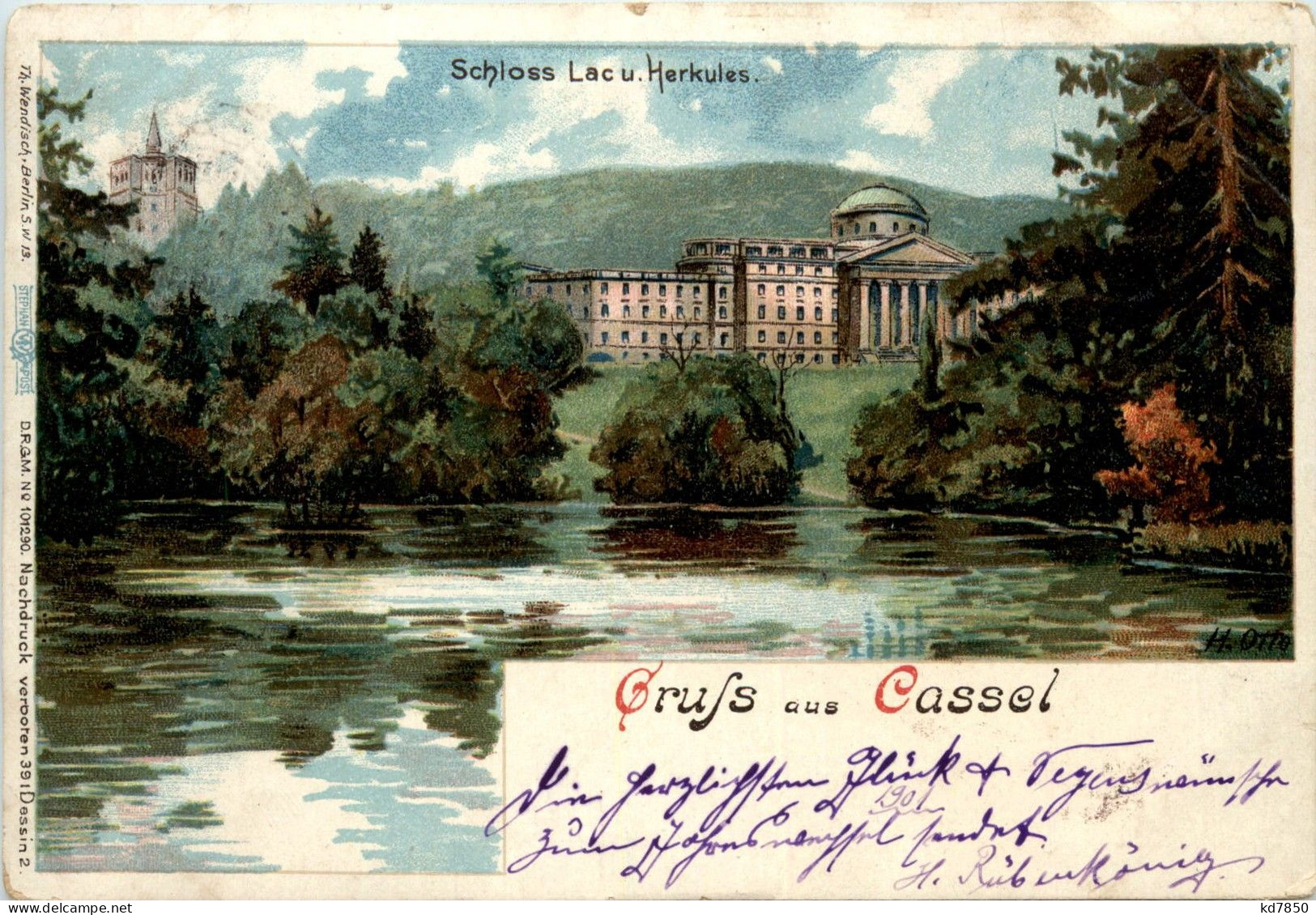 Gruss Aus Cassel - Litho - Kassel