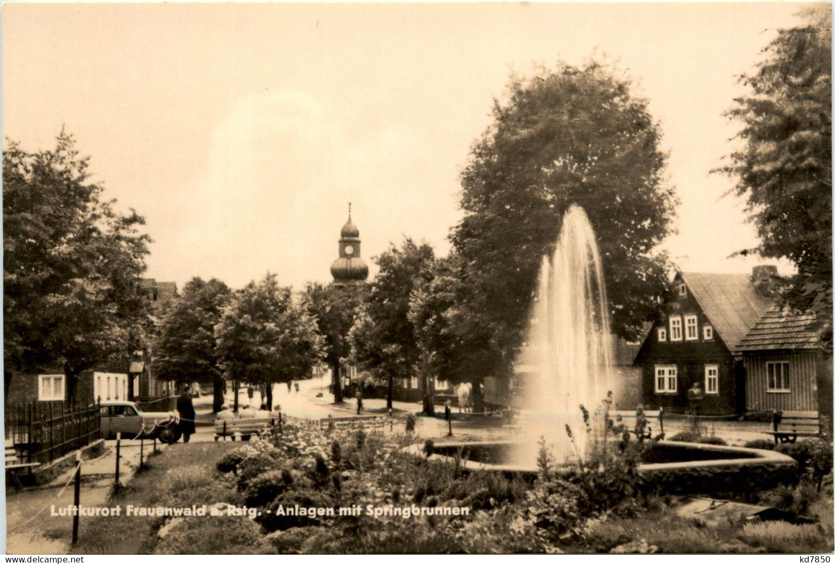 Frauenwald - Anlagen Mit Springbrunnen - Ilmenau