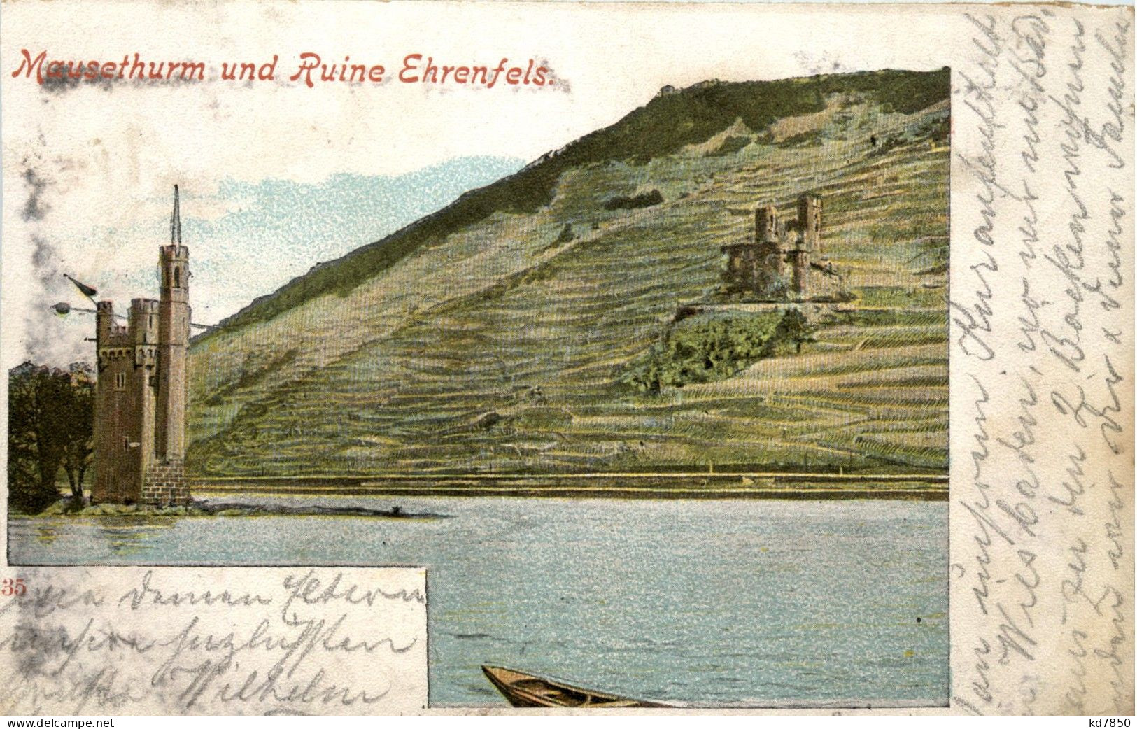 Mäusethurm Und Ruine Ehrenfels - Ruedesheim A. Rh.