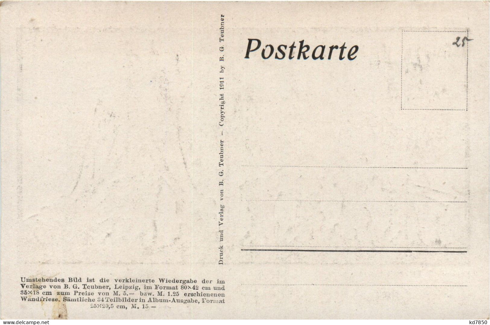 Scherenschnitt - Künstlerkarte Diefenbach - Silhouetkaarten