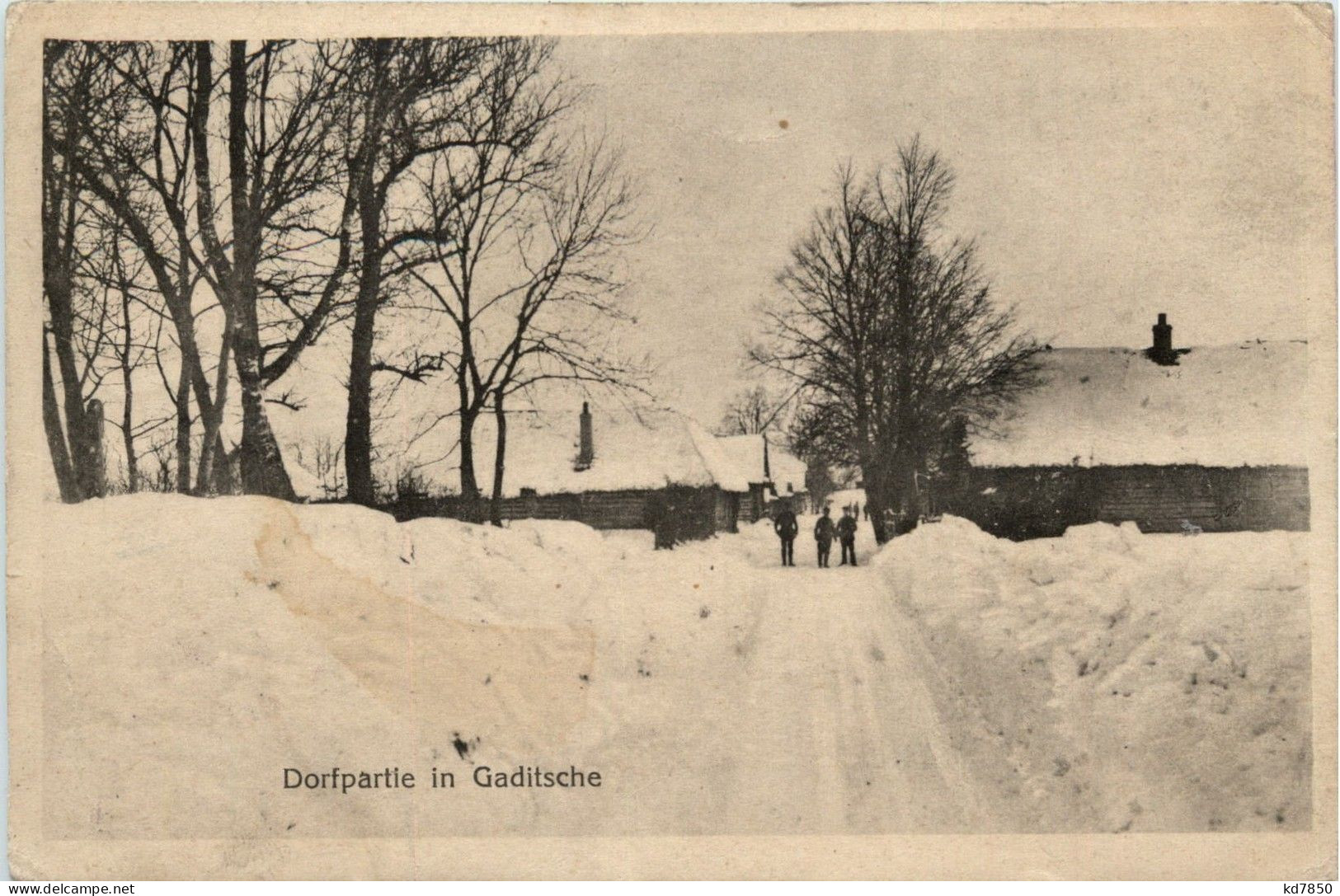 Dorfpartie In Gaditsche - Ostpreussen