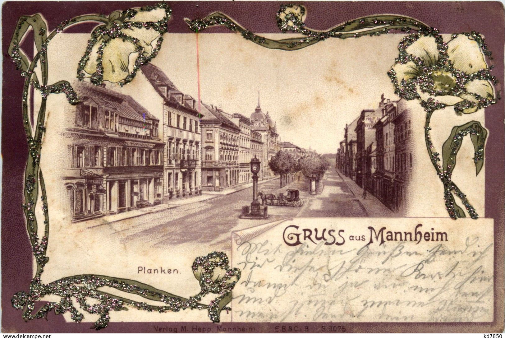 Mannheim - Planken - Litho Mit Glitter - Mannheim