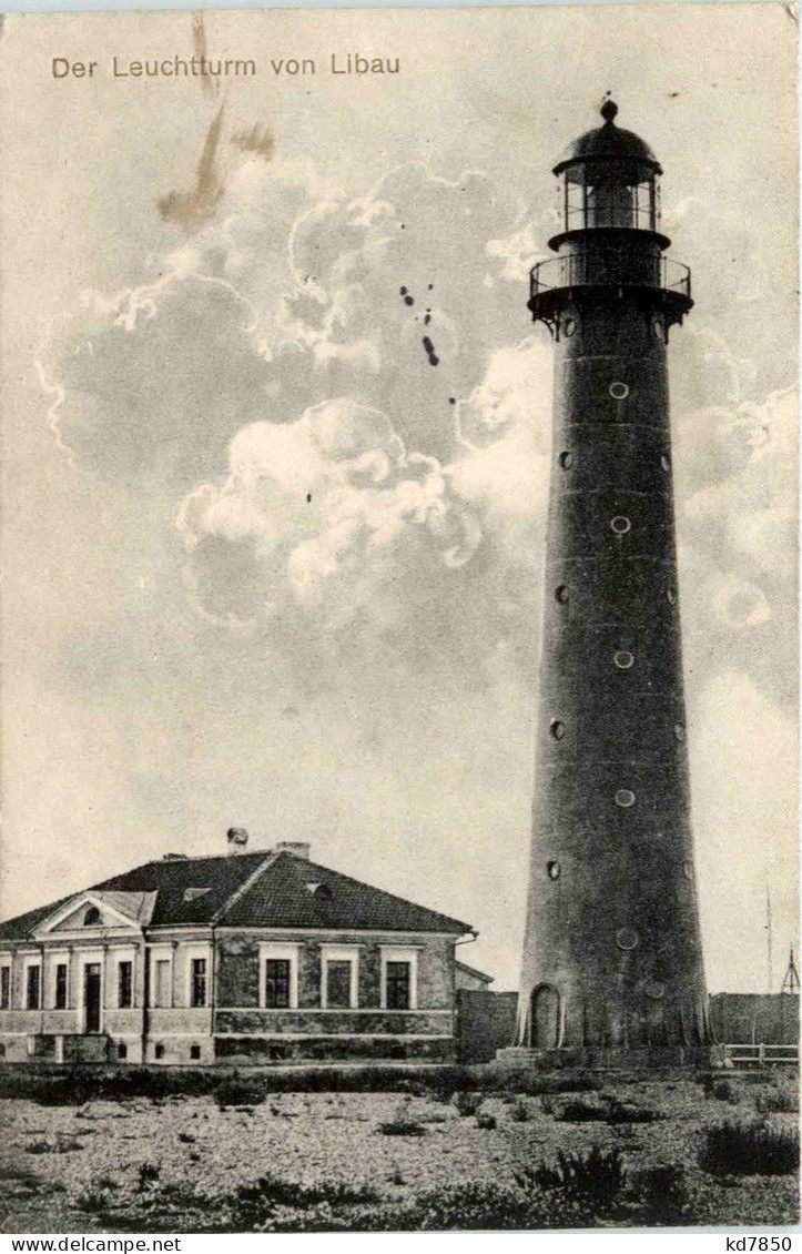 Der Leuchtturm Von Libau - Schiffspost - Lettland