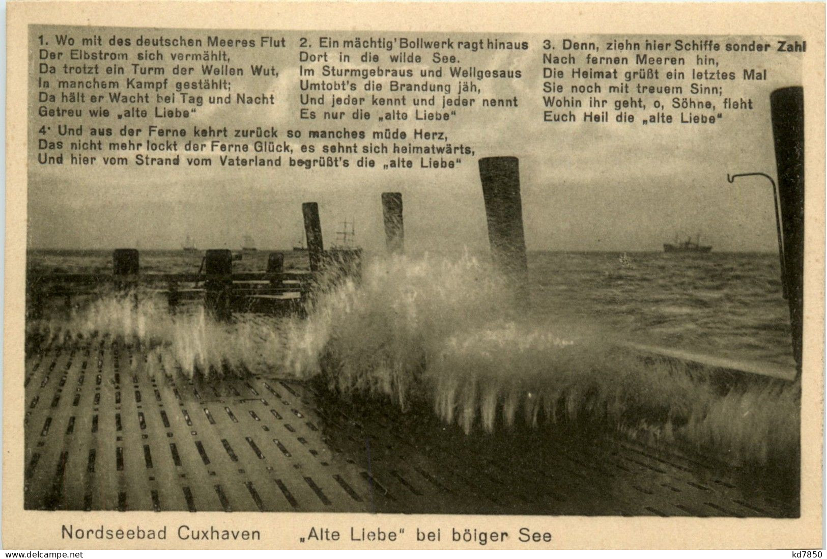 Cuxhaven - Alte Liebe Bei Böiger See - Cuxhaven