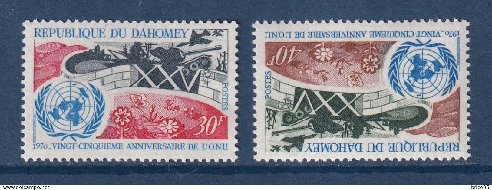 Dahomey - YT N° 287 Et 288 ** - Neuf Sans Charnière - 1970 - Bénin – Dahomey (1960-...)