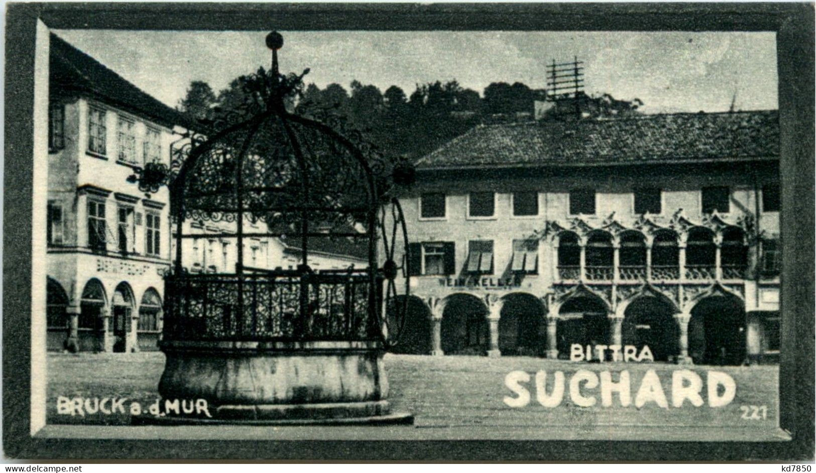 Bruck A.d. Mur/Steiermark - Suchard Sammlerkarte - Hauptplatz Brunnen - Bruck An Der Mur