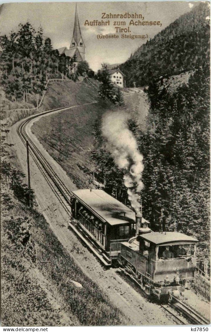 Achensee/Tirol Und Umgebung - Zahnradbahn - Auffahrt Zum Achensee - Achenseeorte