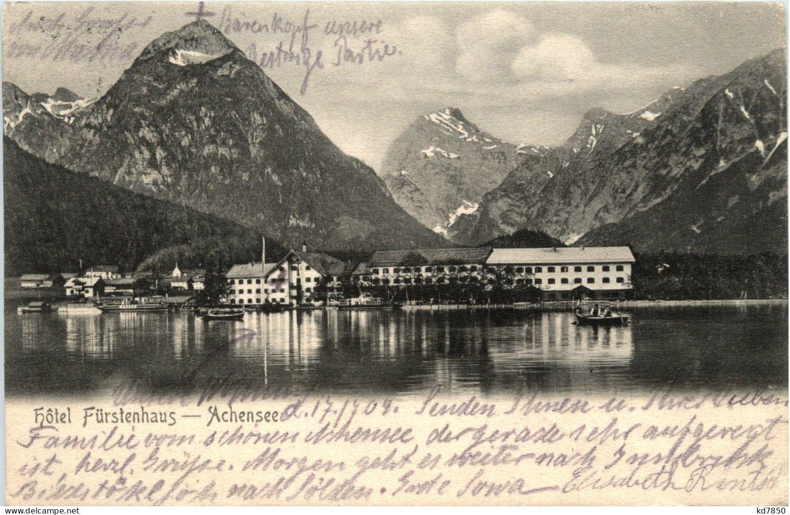 Achensee/Tirol Und Umgebung - Achensee, Hotel Fürstenhaus, - Achenseeorte