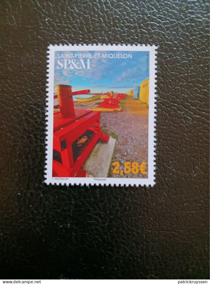 Saint Pierre Miquelon 2024 SPM Boat Harbor Landscapes Ports Architecture  1v Mnh - Ungebraucht