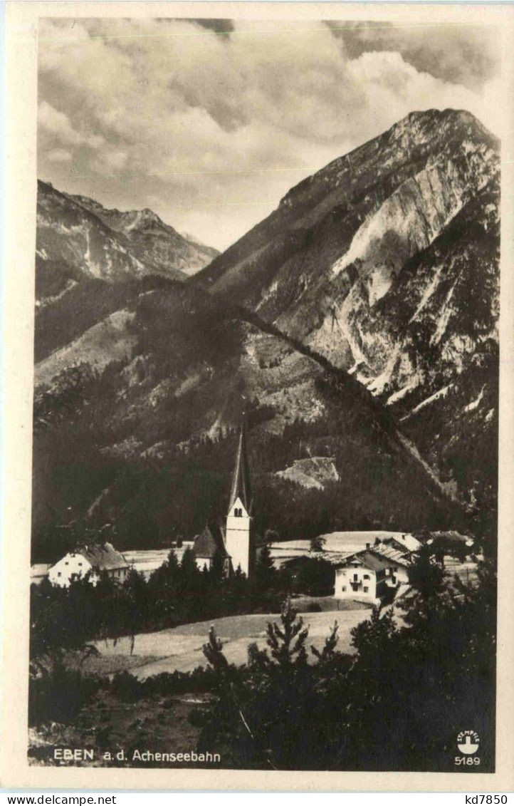 Achensee/Tirol, Orte Und Umgebung - Eben An Der Achenseebahn - Achenseeorte
