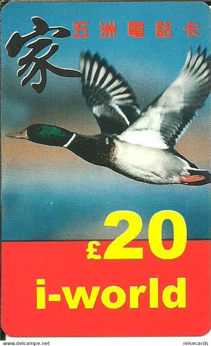 Great Britain: Prepaid I-world -  Flying Duck. Mint - Sonstige & Ohne Zuordnung