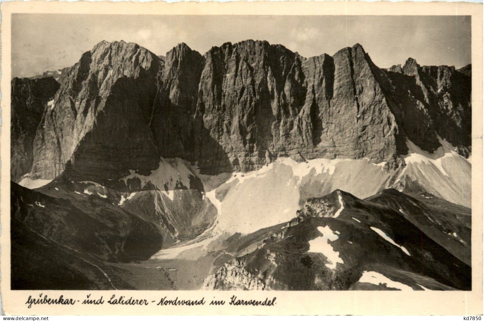 Grubenkar Und Laliderer - Nordwand Im Karwendel - Achenseeorte