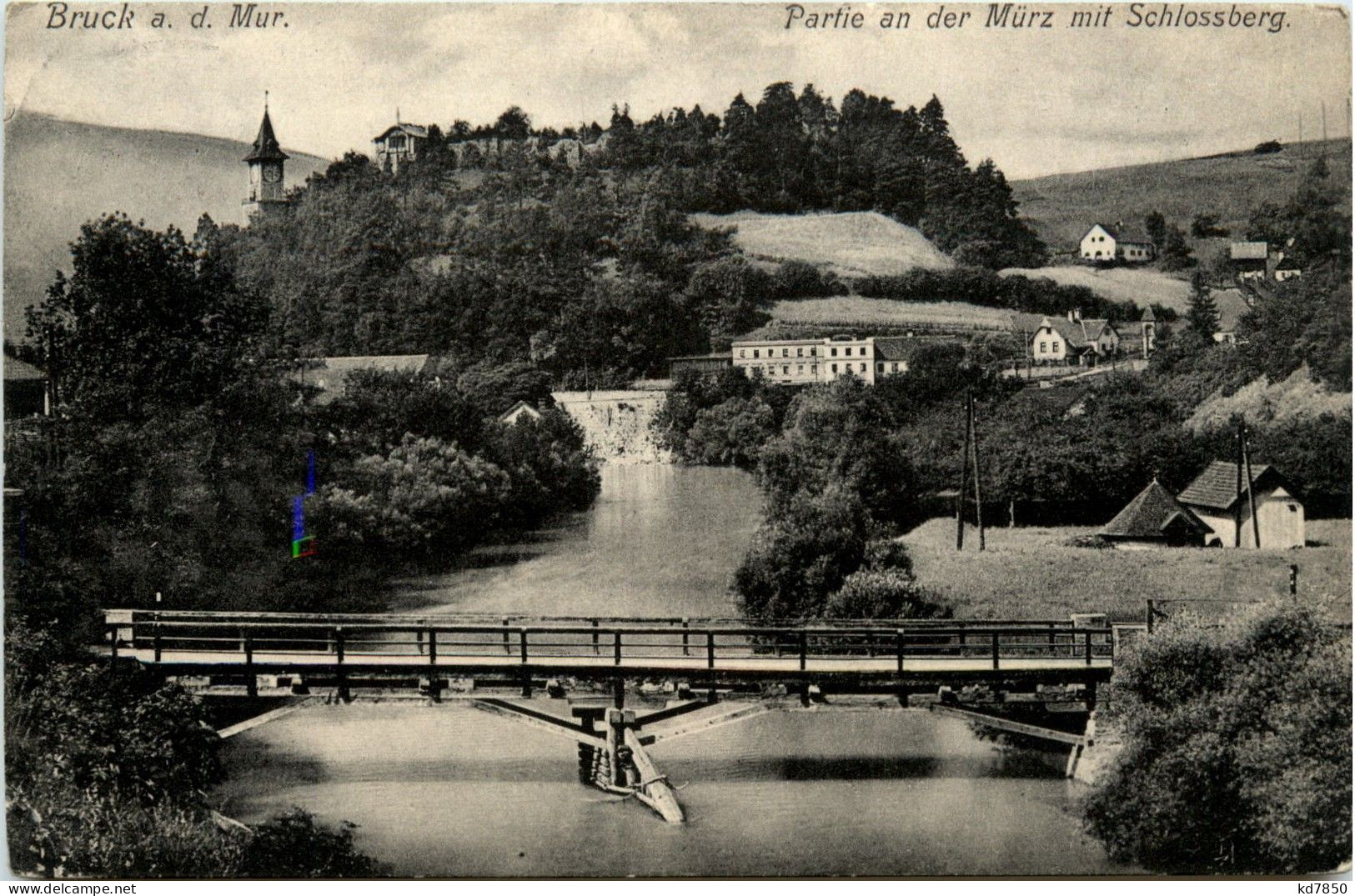 Bruck A.d. Mur/Steiermark - Partie An Der Mürz Mit Schlossberg - Bruck An Der Mur