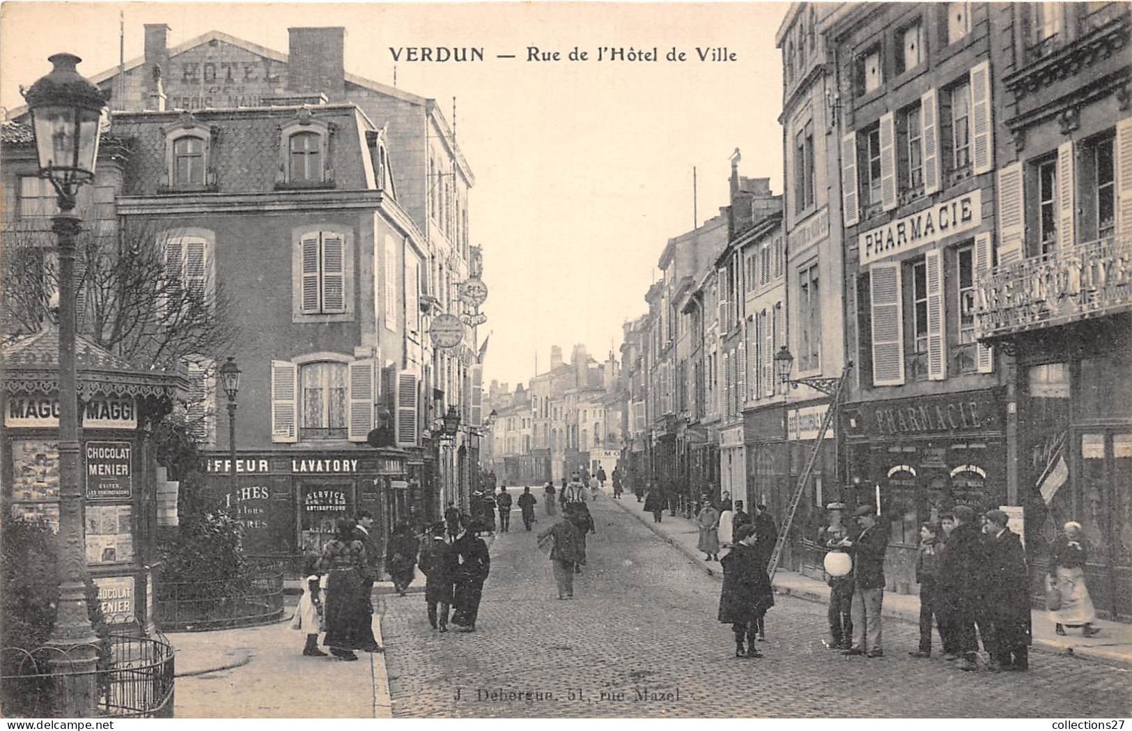 55-VERDUN- RUE DE L'HÔTEL DE VILLE - Verdun