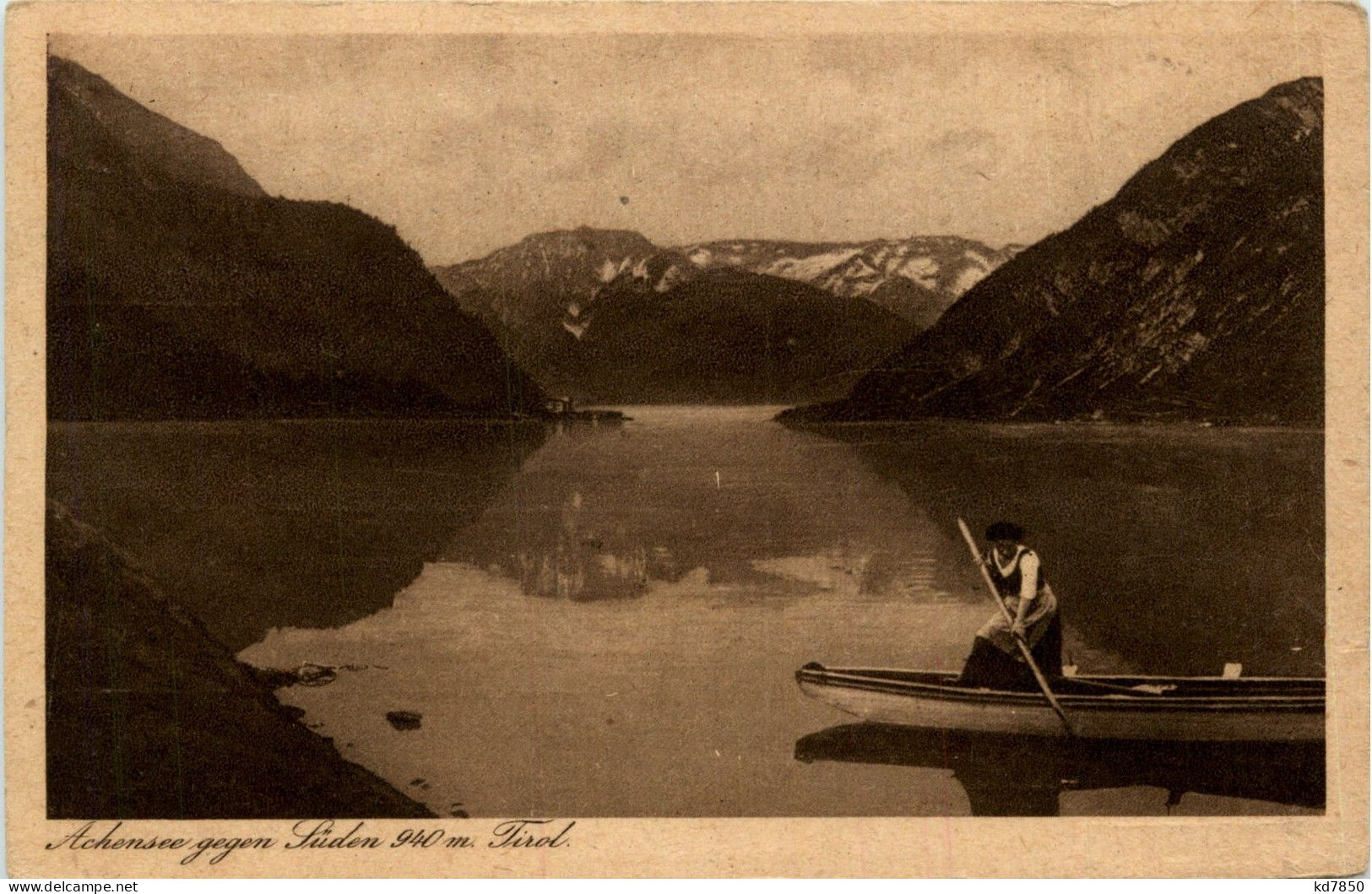 AAchensee/Tirol, Orte Und Umgebung - Achensee, Gegen Süden - Achenseeorte