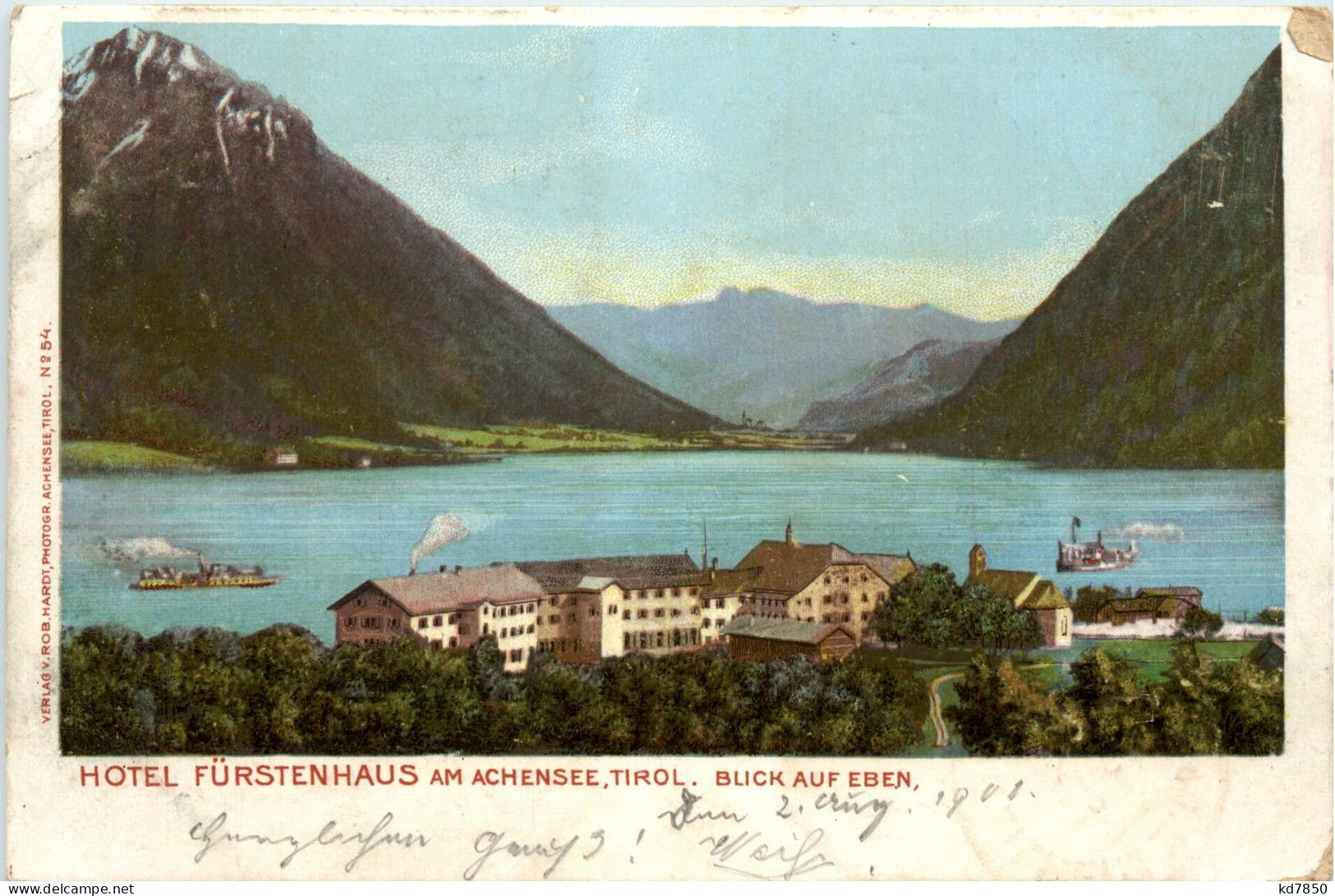 Achensee, Hotel Fürstenhaus, Blick Auf Eben - Achenseeorte