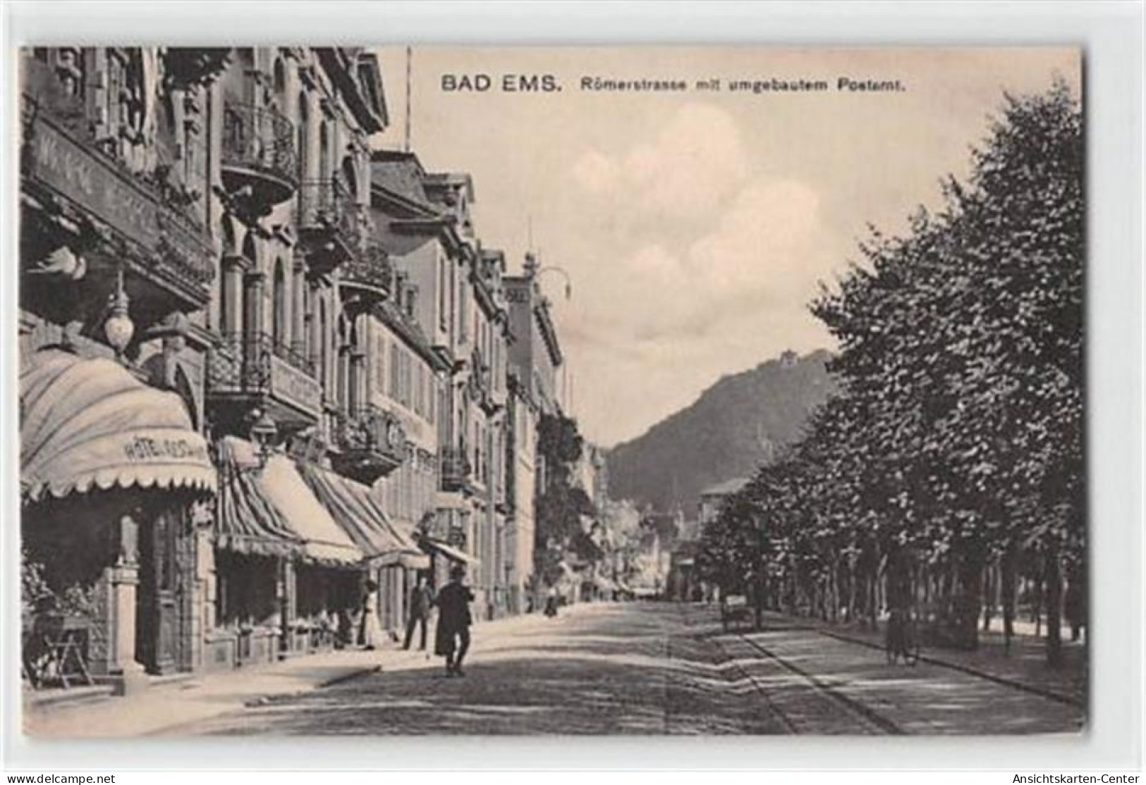 39119901 - Bad Ems. Roemerstrasse Mit Umgebautem Postamt Ungelaufen  Top Erhaltung. - Bad Ems