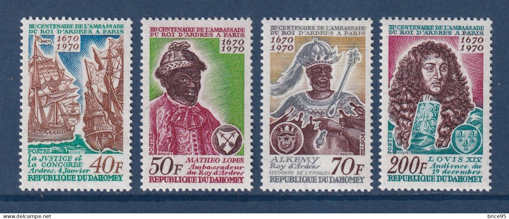 Dahomey - YT N° 291 à 294 ** - Neuf Sans Charnière - 1970 - Benin – Dahomey (1960-...)