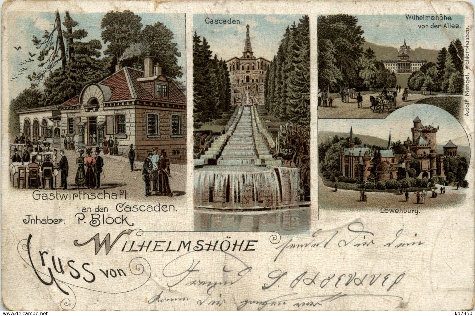 Gruss Von Der Wilhelmshöhe - Litho - Kassel