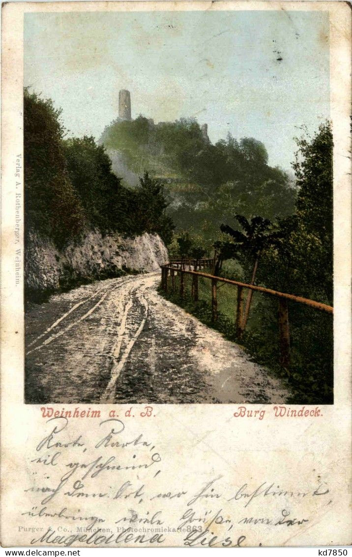 Weinheim An Der Bergstrasse - Burg Windeck - Weinheim