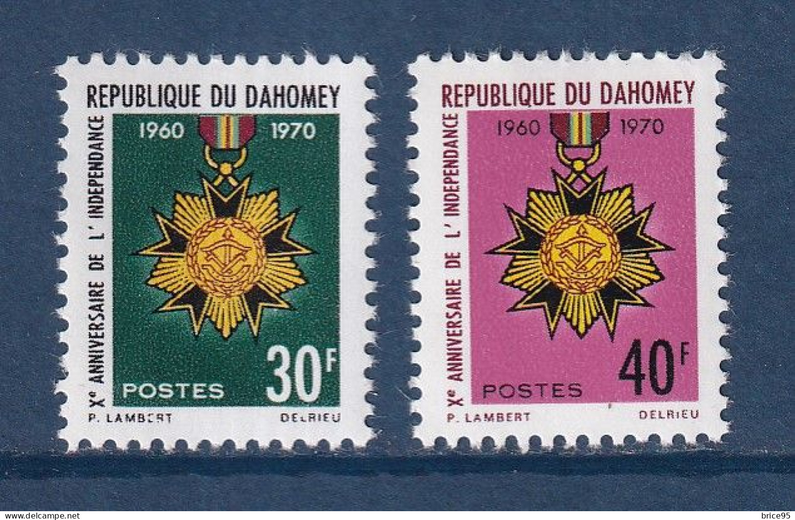 Dahomey - YT N° 295 Et 296 ** - Neuf Sans Charnière - 1970 - Bénin – Dahomey (1960-...)