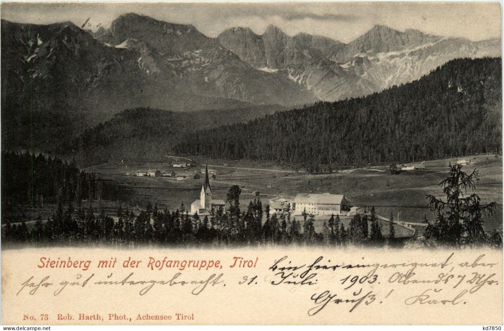 Achensee/Tirol Und Umgebung - Steinberg Mit Der Rofangruppe - Achenseeorte