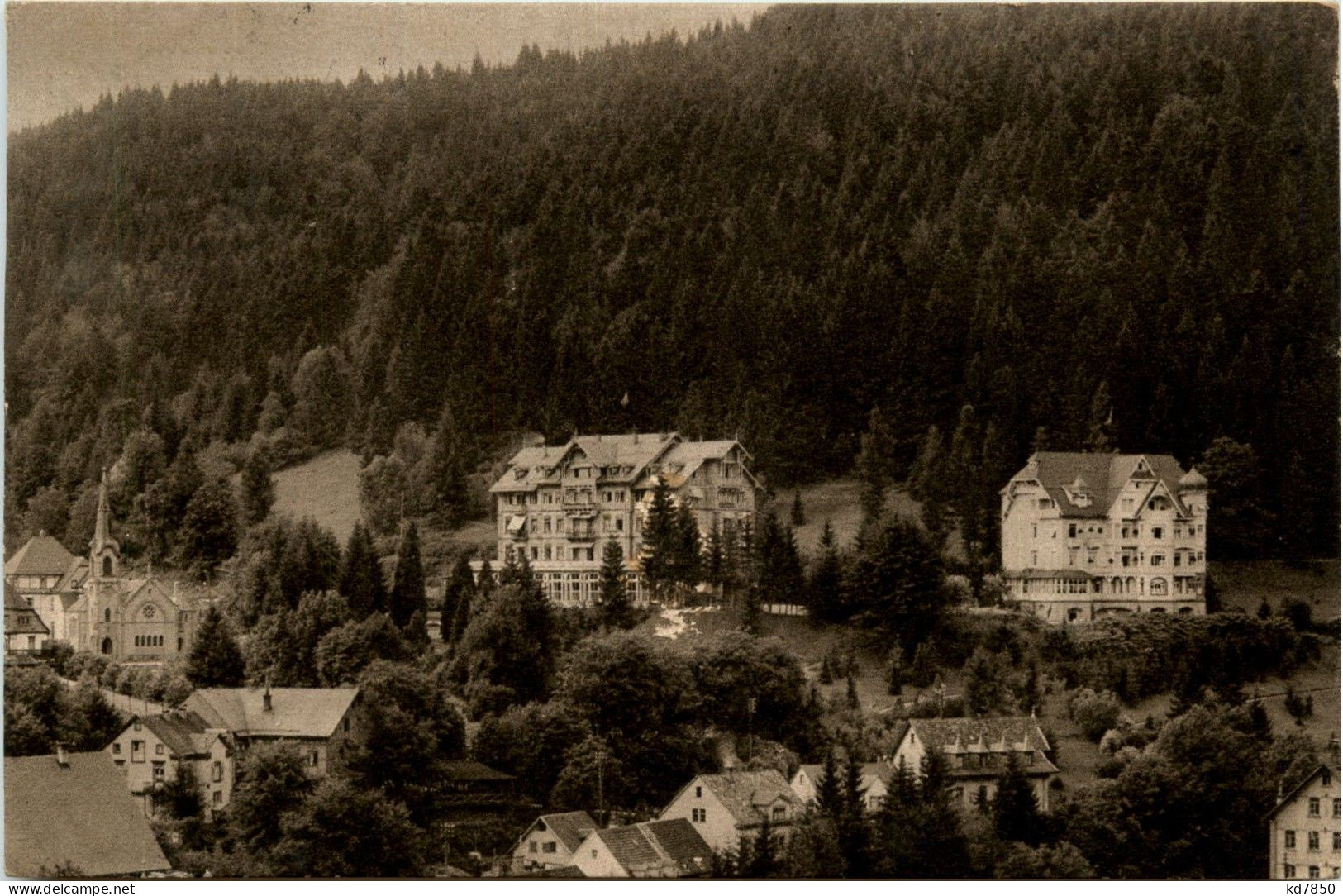 Triberg - Blick Nach Dem Schwarzwaldhotel - Triberg