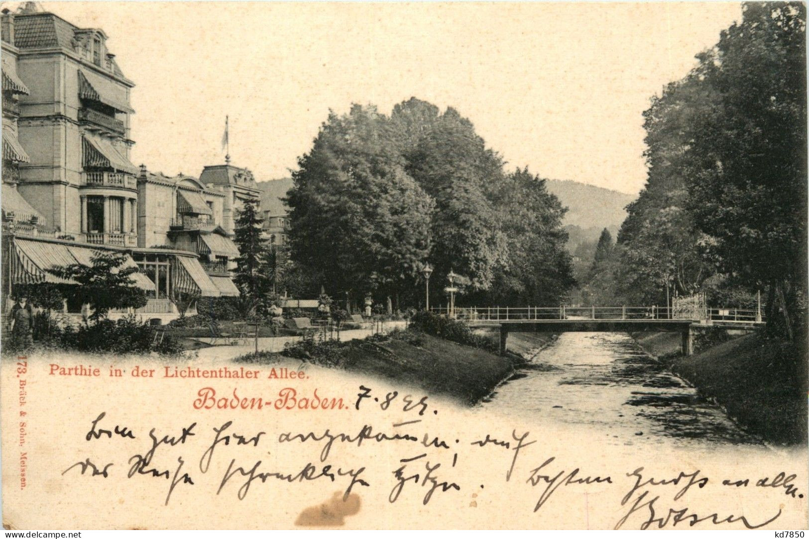 Baden-Baden - Partie In Der Lichtenthaler Allee - Baden-Baden