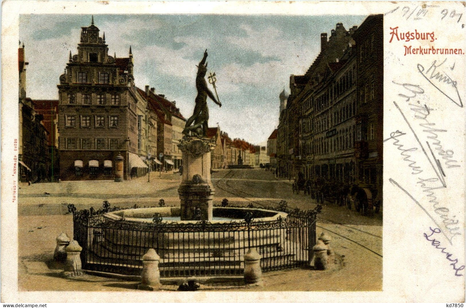 Augsburg - Merkurbrunnen - Augsburg