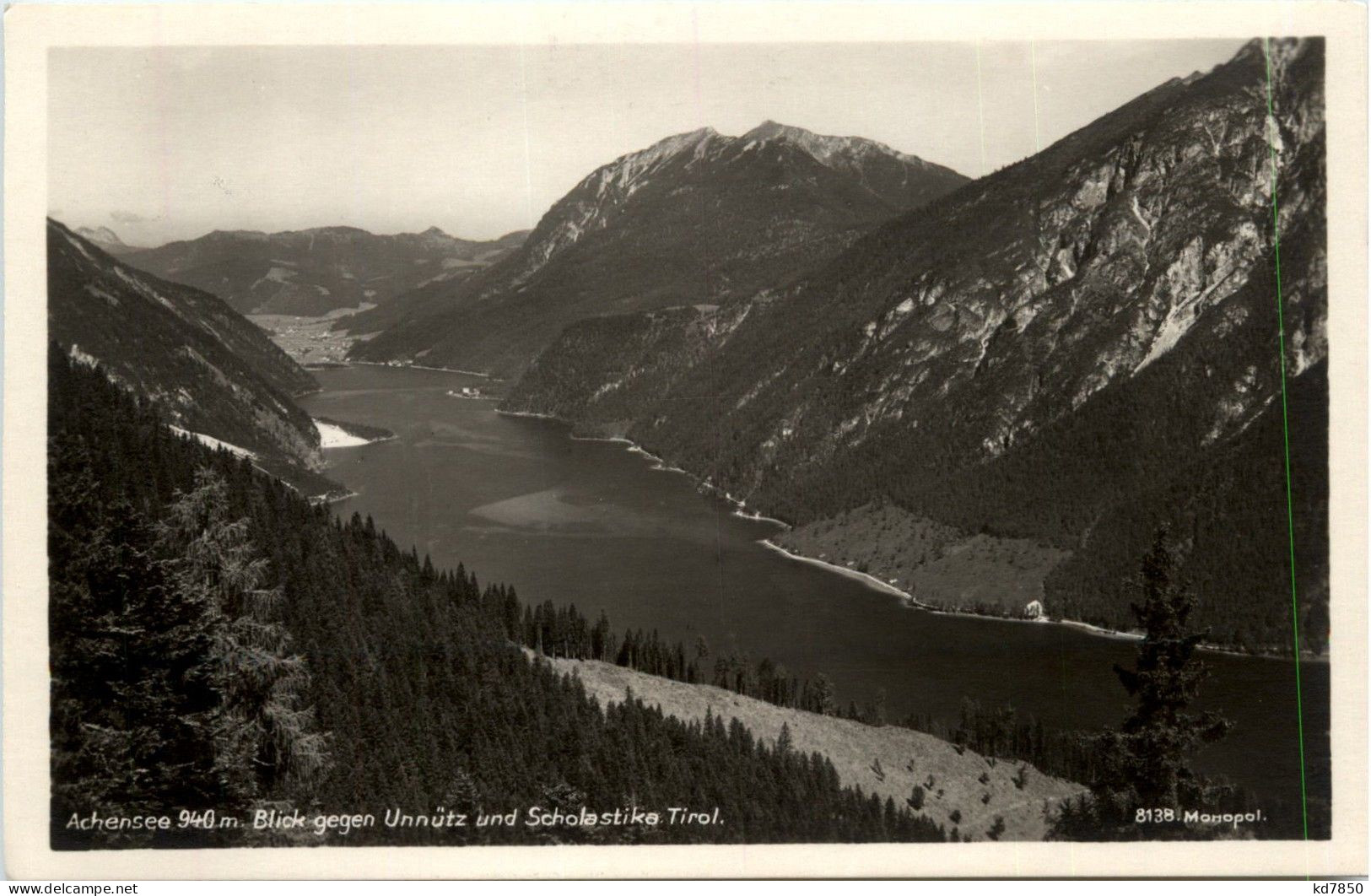 Achensee/Tirol, Orte Und Umgebung - Blick Gegen Unnütz Und Scholastika - Achenseeorte