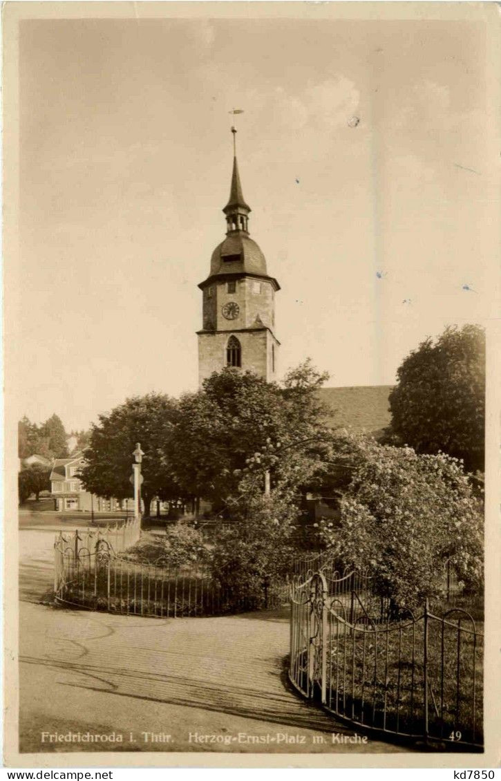 Friedrichroda - Herzog Ernst Platz - Friedrichroda