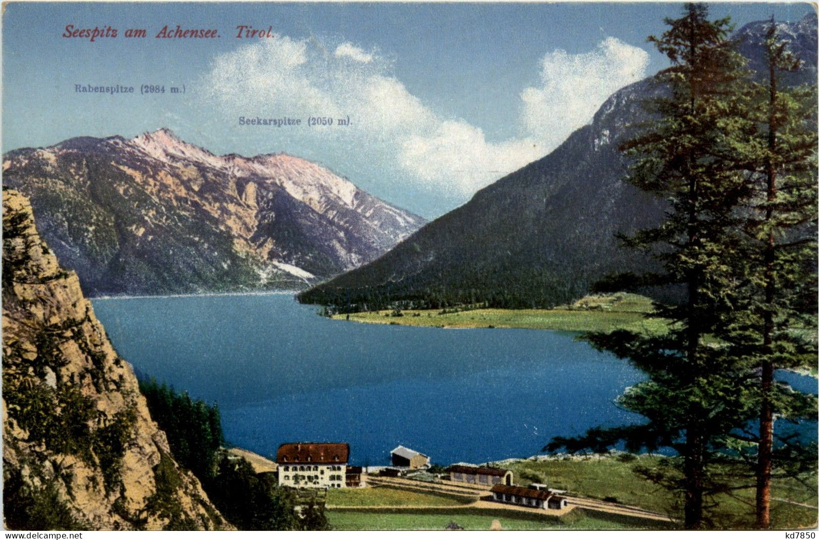 AAchensee/Tirol, Orte Und Umgebung - Achensee, Seespitz - Achenseeorte