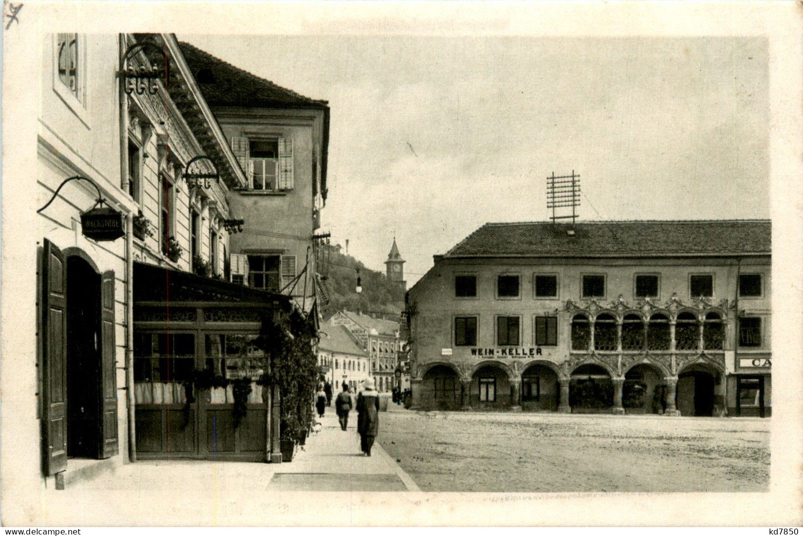 Bruck A.d. Mur/Steiermark - Hauptplatz Mit Schlossberg - Bruck An Der Mur