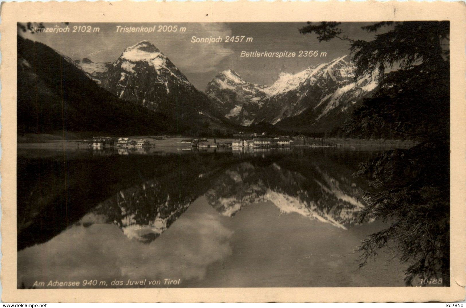 Achensee/Tirol Orte Und Umgebung, Achensee, Div.Berge - Achenseeorte