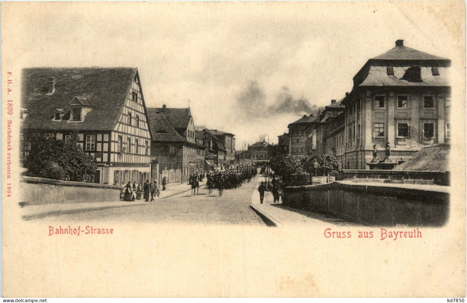 Gruss Aus Bayreuth - Bahnhof-Strasse - Bayreuth
