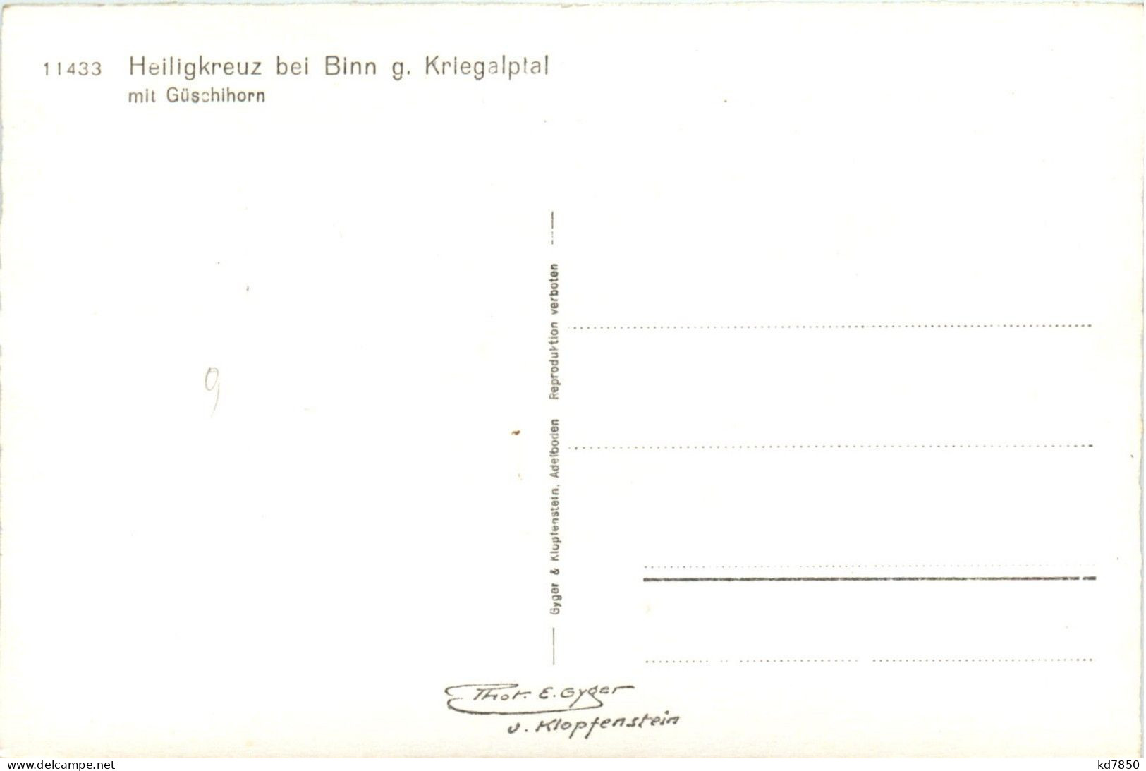 Heiligkreuz Bei Binn - Binn