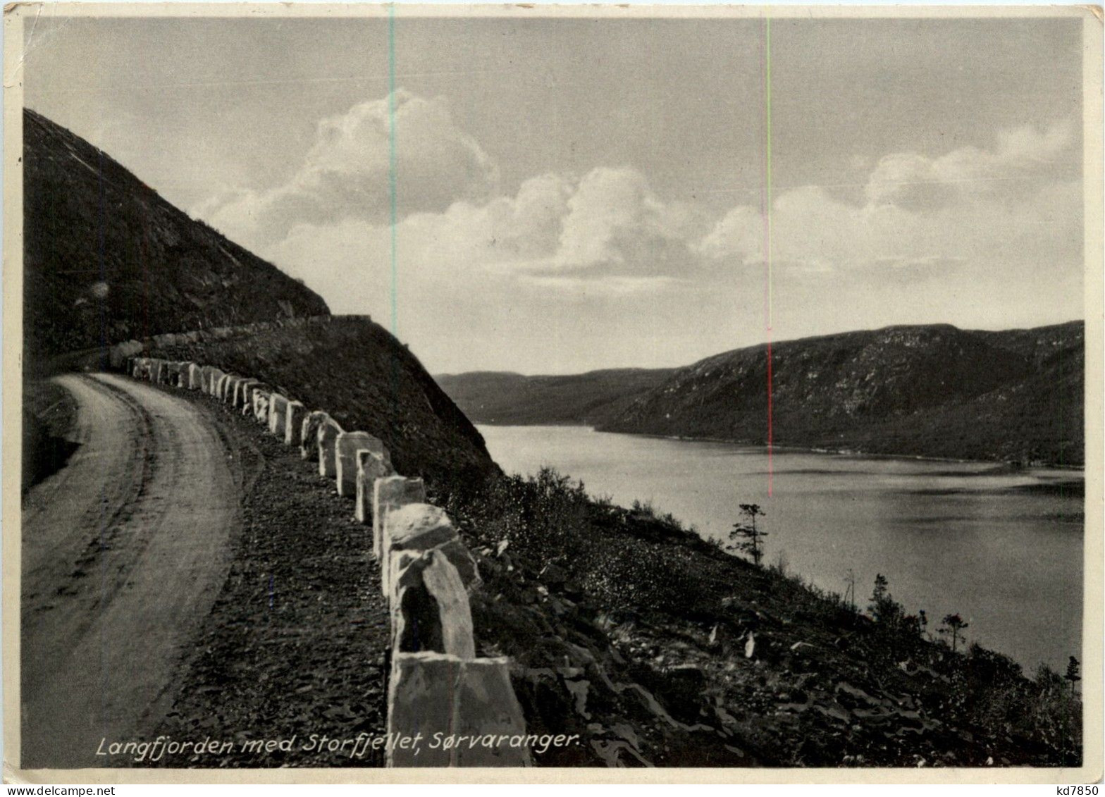 Langfjorden Med Storfjellet - Sorvaranger - Noorwegen