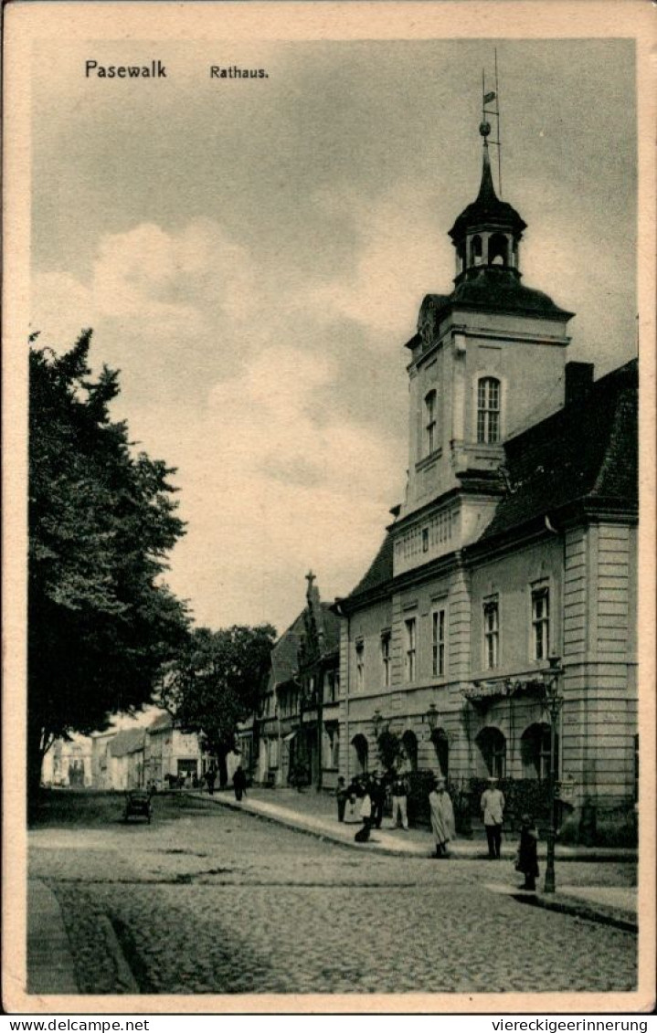 ! 1910 Alte Ansichtskarte Aus Pasewalk , Rathaus - Pasewalk